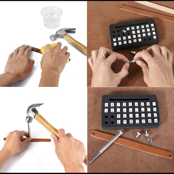 ‼️SOLD ON Ⓜ️‼️ Metal Stamps Punch Set - Picture 2 of 6